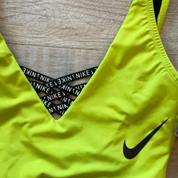 Nike Atomic Green Bathing Suit, Size XS - Picture 3 of 14